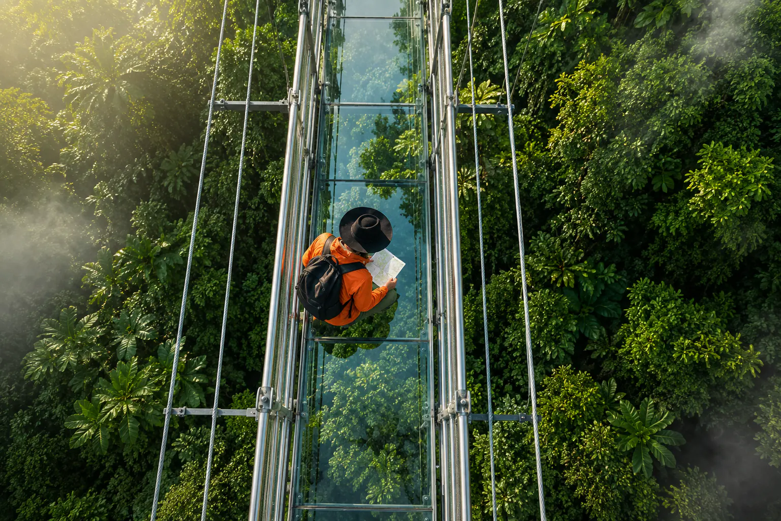 Monteverde glass bridge canopy - private nature experience Costa Rica
